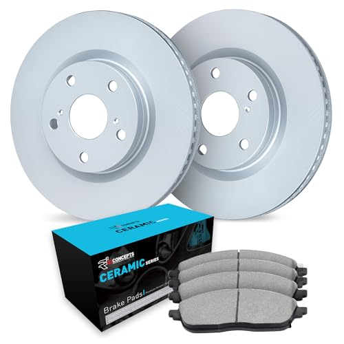 R1 Concepts Front Brakes and Rotors Kit |Front Brake Pads| Brake Rotors and Pad…