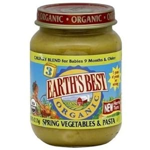 Image of EARTHS BEST JR SPRING VGTBL PASTA ORG, 6 OZ, PK- 12