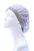 an- Womens Fashion Lightweight Crochet Cutout Beret Beanie Hat (Gray Net)