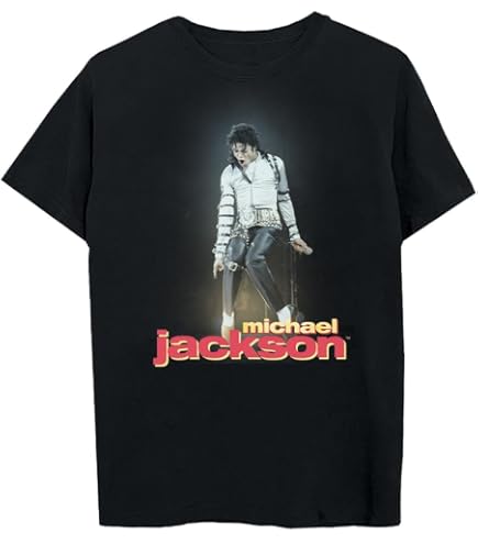 Michael Jackson T Shirt Dangerous Logo New Official Mens Black