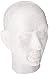FloraCraft SmoothFōM Female Head 5.8 Inch x 7.5 Inch x 9.8 Inch White