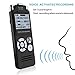 Digital Voice Recorder,ABLEWE 16GB Audio Voice Activated Recorder with Playback,Rechargeable, Portable Dictaphone Sound Recorder MP3 Player for Lectures/Meetings/Interviews/Class (16G)