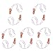 LUOEM 20pcs Bachelorette Party Whistle Plastic Hens Party Supplies Night Novelty Whistle Necklace Party Favors