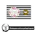 Paper Clever Party Bridal Shower Scratch Off Games (28 Pack) Elegant Black Stripe and Pink Floral Scratch Off Baby Shower Game for Door Prizes, Raffle Drawing, Wedding Favor