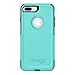 OTTERBOX Commuter Series Case for iPhone 8 Plus & iPhone 7 Plus (ONLY) - Retail Packaging - Aqua Mint Way (Aqua Mint/Mountain Range Green)