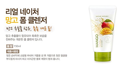 nature republic mango foam cleanser