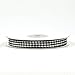 Micomon Buffalo Check Ribbon Black and White Gingham Ribbon 25 Yards for Crafts (3/8