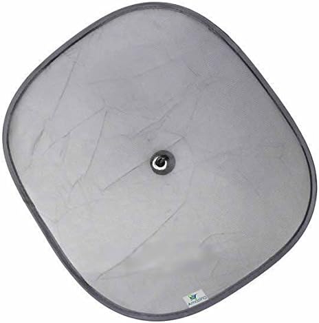 Amazing Online Retail #AR2102 Gray Deluxe Fold or Roll-Up Car Sun Shade, 2 Pack