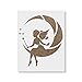 Fairy Moon Stencil - Add A Touch of Magic to Your Creative Endeavors, Fantasy Stencils