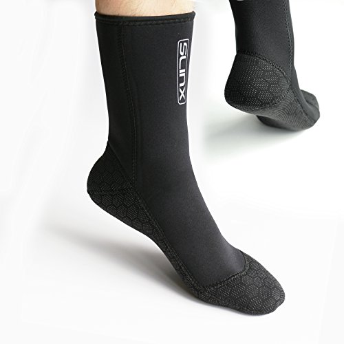 Diving Socks Neoprene Socks for Men or Women,Dive Boots Dive Socks,3mm SCR Durable and Flexible Thermal Materials for Snorkeling Swimming Surfing Sailing Kayaking Diving(Sock-L)