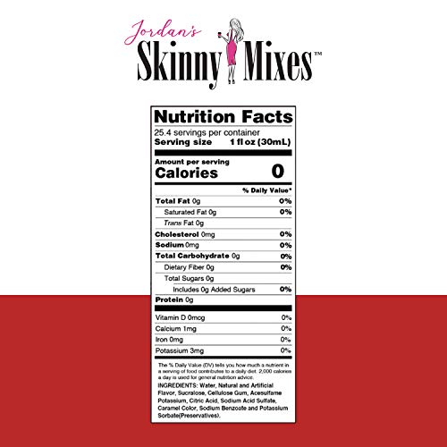 Jordan's Skinny Mixes Syrups Sugar Cookie, Sugar Free Coffee Flavoring