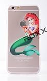 7- Ariel iPhone 7 ROXX iPhone 7 7G Fairy Tale Soft Rubber TPU Silicone Cases Disney Ariel Eating Apple / Holding Apple