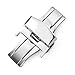 iStrap Stainless Steel Deployment Clasp Buckle Fasten Gold Black Silver Rose Gold Watchband Clasp 16mm 18mm 20mm 22mm