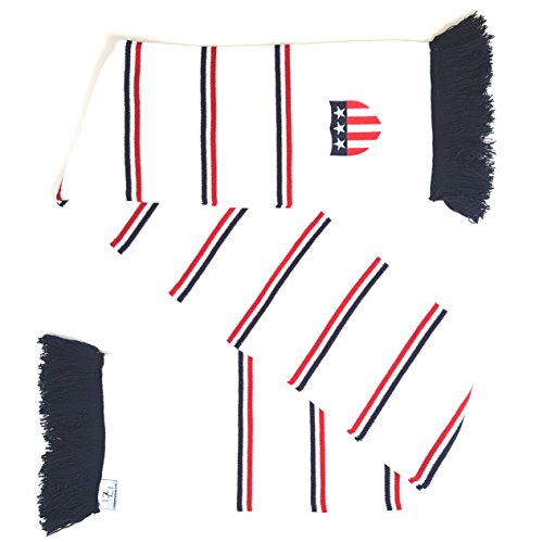 USA Embroidered Soccer Knit Scarf - Matches Current Jersey Colors! - Thumbnail 6