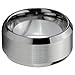 Tungsten CJ-202 10mm Unisex Wedding Band Ring Comfort Fit Beveled with Brushed Edges