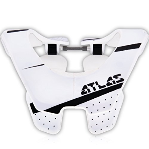 Atlas Air Brace Trooper Neck Brace White Medium Motocross MX Protection