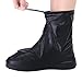 ARUNNERS Motorcycle Rain Gear for Men (Black, 3XL)