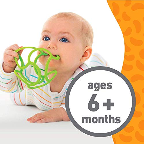 OgoBolli Grippi Baby Bottle Holder and Sensory Teether Toy for Babies