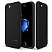 iPhone 8 iPhone 7 Case, Patchworks ITG Level Case in [Black] Rough Side Texture Grip Drop Protection Anti-Fingerprint Matte Surface Slim Fit Solid Case for iPhone 8 (2017) iPhone 7 (2016)