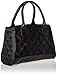 Sachi Fashion Insulated Lunch Bag, Black Quilted