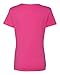 Hanes Women's Short Sleeve Nano-T V-Neck Tee Wow Pink 2XL