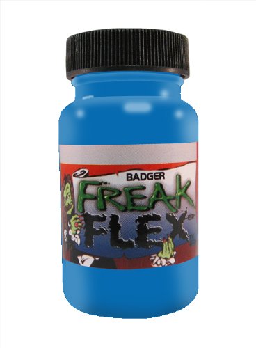 Badger Air-Brush Co. 2-Ounce FREAKflex Airbrush Ready Water Based Acrylic Paint, Asphyxia Blue