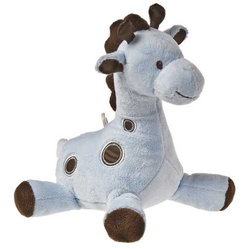 Mary Meyer Sweet Chocolate Plush Musical Giraffe, Blue