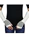 Dahlia Women's Honeycomb Pattern Acrylic Fingerless Arm Warmer Gloves