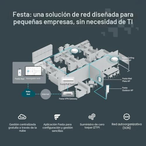 TP-Link Festa F41-Outdoor Access Point N300, Free Cloud Management, Passive PoE Support, IP65 Weatherproof for Outdoor Environments, Powerful Coverage