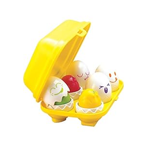TOMY Toomies Hide & Squeak Easter Eggs Toddler Toys – Matching & Sorting Learning Toys – Sensory Toys for Easter Basket…