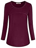 Hibelle Women’s Long Sleeve Activewear Yoga Running Workout T-Shirt Tops