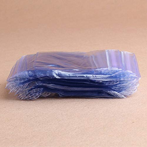 Wrap Bag - 100x Clear Pvc Plastic Coin Bag Case Wallets Storage Envelopes Seal Bags Gift Package - Organizer Bags Bubble Lamp Soap Washing Wrap Gloves Display Shrink Gift Baskets Boxing