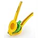 Lemon-Lime Squeezer/Zester Set, Manual Stainless Steel Citrus Press, plus Citrus Tool with Protective Cover to Grate Citrus/Garlic/Ginger, by Kedmi Kitchenware, Easy-to-Clean, FDA Approved