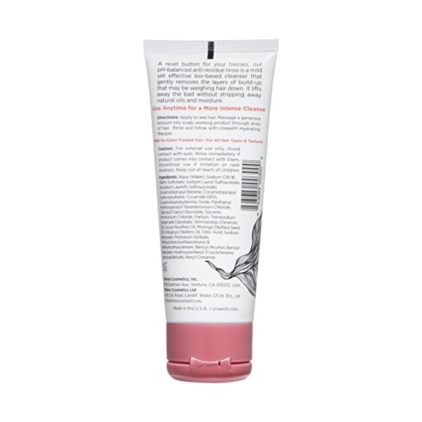 unwash Anti Residue Hair Cleanser Gentle pH Balanced Clarifying