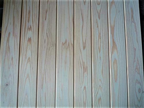 Amazon 杉 白羽目板 無節 上小 九州産 本実目透かし 約2m 105 10 サンダー仕上 48枚 約3坪 白太できれい 羽目板 幅木