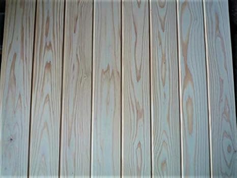 Amazon 杉 白羽目板 無節 上小 九州産 本実目透かし 約2m 105 10 サンダー仕上 48枚 約3坪 白太できれい 羽目板 幅木