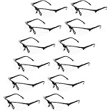 AmazonBasics Anti-Fog Shooting Safety Glasses Eye Protection, Clear Lens, 12-Count