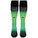 adidas Metro 4 Soccer Socks (1-Pair), Black/Solar Green/Core Green, Medium