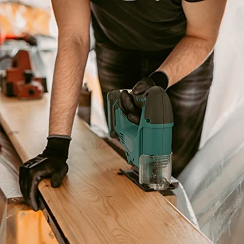 Anbull Akku-Stichsäge (18V Lithium-Lonen, Gehrungsschnitt 45°, 4Gang-Schneidemodus, Komplettset mit 2x 2.0Ah Akku… – Bild 8