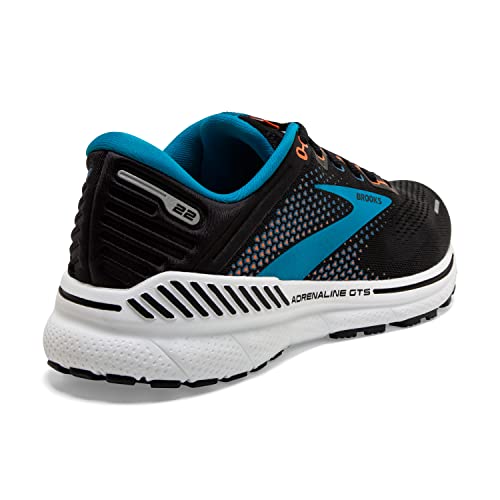 Brooks Men's Adrenaline GTS 22 Supportive Running Shoe Black