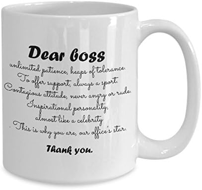 dear boss lady mug