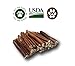 Top Dog Chews 6” Bully Sticks –100% Natural, Grass-Fed Beef from Free-Ranging Cattle, 25 Pack, Long Lasting Dog Treats. Ideal for Chewing, Healthy Teeth & Gums