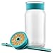 Ello Kella BPA-Free Glass Sipper with Straw, 20 oz.