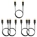 Moread DisplayPort to DisplayPort Cable, 6 Feet, 5 Pack, Gold-Plated Display Port Cable (4K@60Hz, 1440p@144Hz) DP Cable Compatible with Computer, Desktop, Laptop, PC, Monitor, Projector - Black