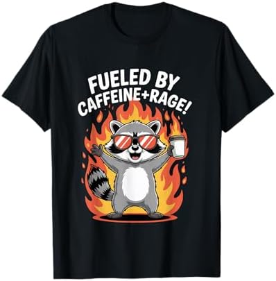 Amazon.com: Fueled By Caffeine Rage T-Shirt : Clothing, Shoes