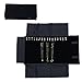 Jewelry Roll Bag for Women,Jewelry Case Black Velvet Roll Bag Necklace Jewelry Organizer For Girls Jewelry Holder For Travel Home