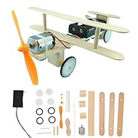 PCEPEIVK Electric Glider Aircraft Science Experimental Toy, DIY Science Model Toy Airplane Construction Kits 5+ Year Boys&Girls (Standard Configuration)