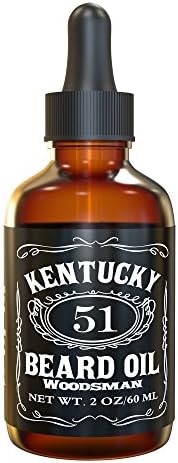Best Beard Oil - Conditioner &amp; Softener for Men - Woodsman - Premium Blend Including Argan and Jojoba - 2 oz