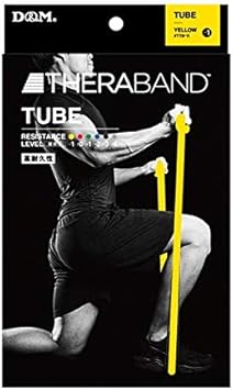 Amazon セラバンド トレーニングチューブ チューブタイプ 3ｍ イエロー 強度レベル 1 Ttb 11 Theraband セラバンド エクササイズバンド チューブ