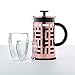 Bodum 8 Cup Eileen Coffee Maker, 34 oz, Copper